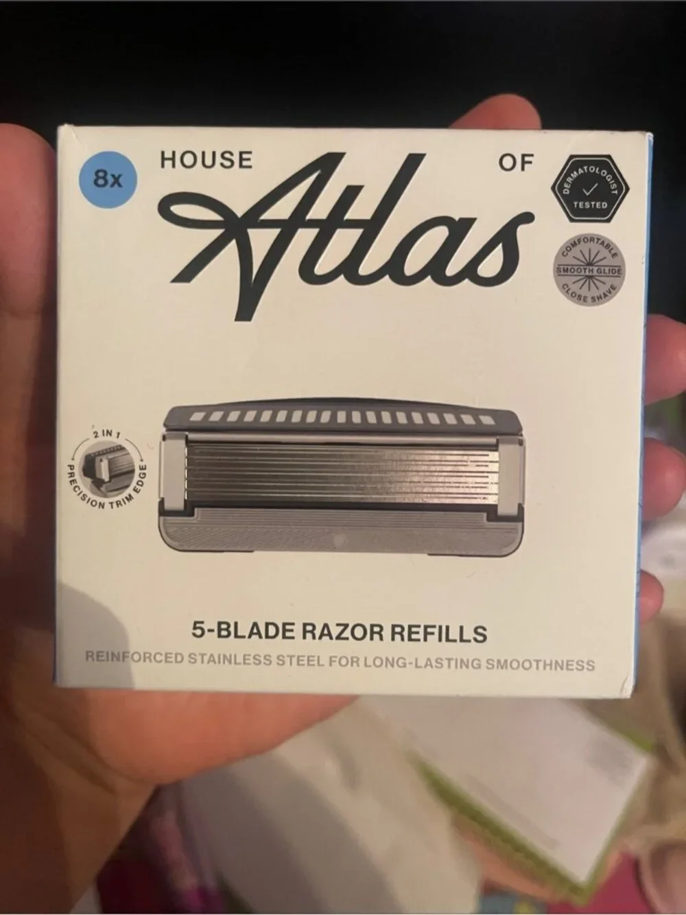 House of Atlas 5-Blade Razor Refills - 8 pack